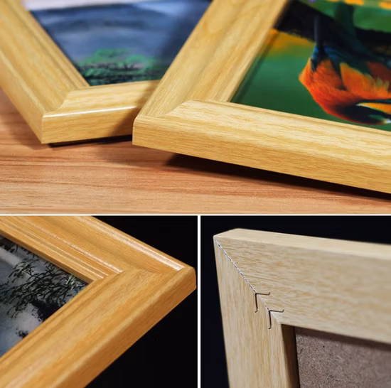 Atacado antigo retângulo oval barroco pintura imagem moldura de resina